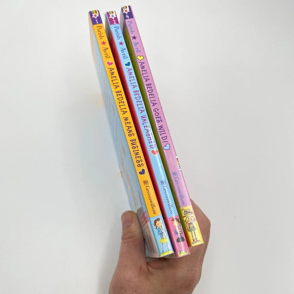 Amelia Bedelia Kids Chapter Books Set Means Business‎ Unleashed Goes Wild Parish